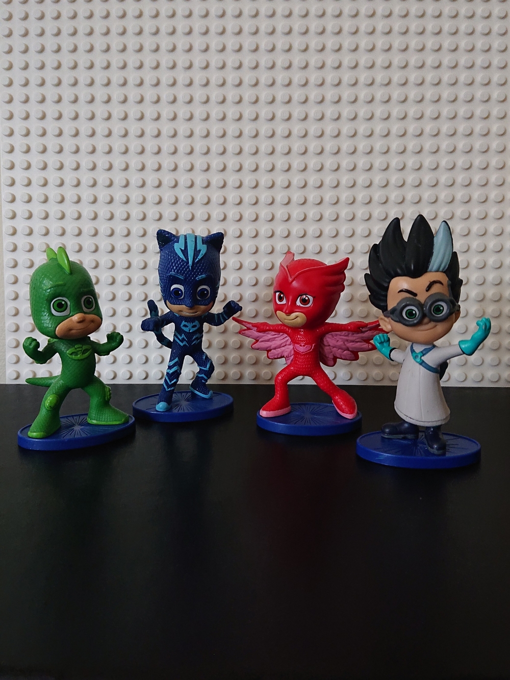 PJ Masks Frog Box - Catboy, Owlette, Gekko, Romeo Figure Lot (4) - Just Play